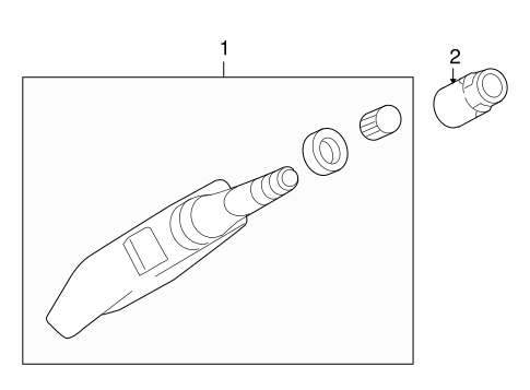 Kizashi TIRE PRESSURE MONITOR COMPONENTS