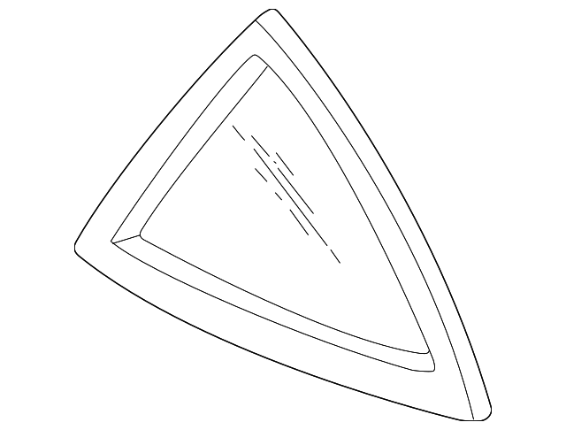 22659495 Деталь QUARTER GLASS, LEFT