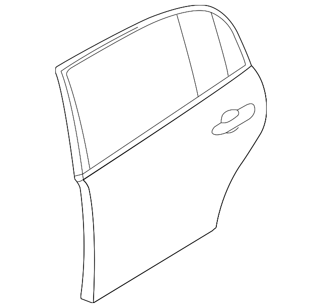 77004-3F510 Деталь DOOR SHELL, RIGHT