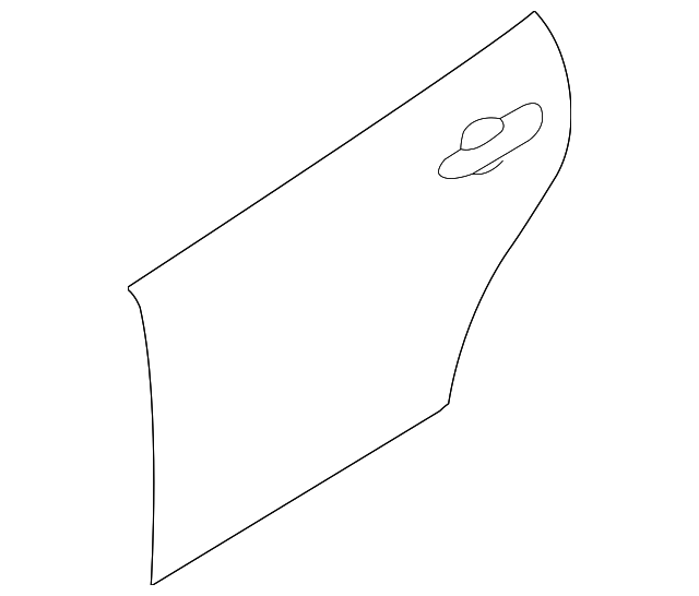 77121-3F010 Деталь OUTER PANEL, RIGHT