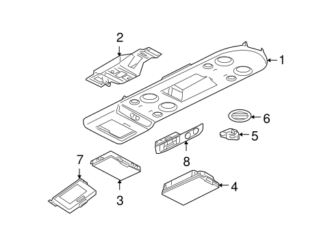 QX56 OVERHEAD CONSOLE