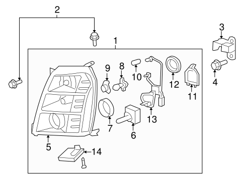 Escalade BULBS - CHASSIS 4
