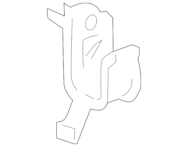 16587-0P010 Деталь UPPER HOSE CLAMP