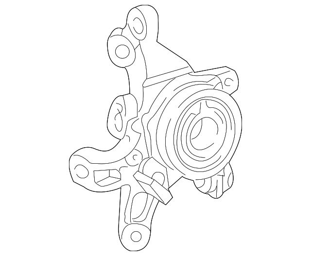 5134460AA Деталь KNUCKLE, LEFT