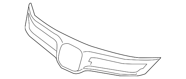 71122-T3V-A01 MOLDING, FR. GRILLE (UPPER)