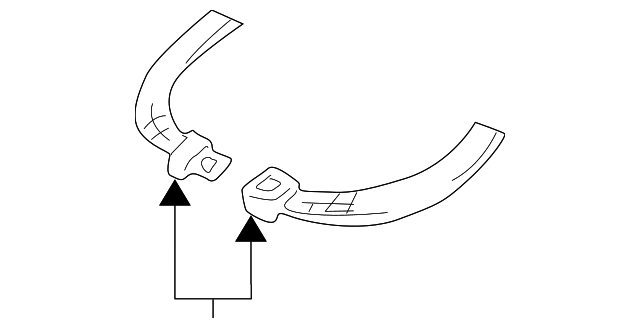 86850-3S526 Деталь CENTER SEAT BELT
