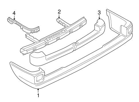 EuroVan BUMPER & COMPONENTS - REAR