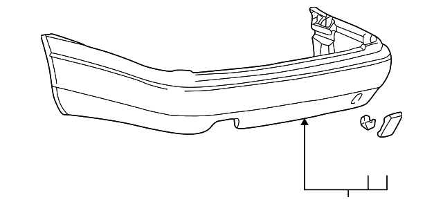 4D0-807-305-B-GRU Деталь BUMPER COVER