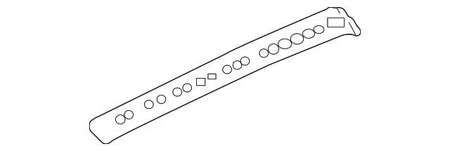 19121049 Деталь ROOF RAIL, RIGHT