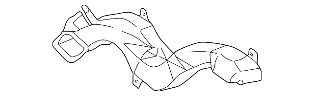 87214-0C010 Деталь HEATER DUCT