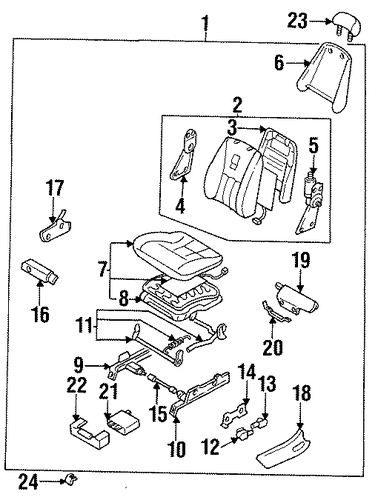 Q45 SEAT COMPONENTS 2