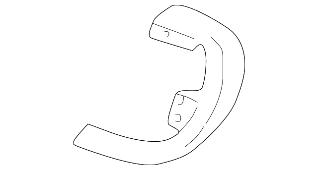 F5TZ13064D Деталь BEZEL, LEFT