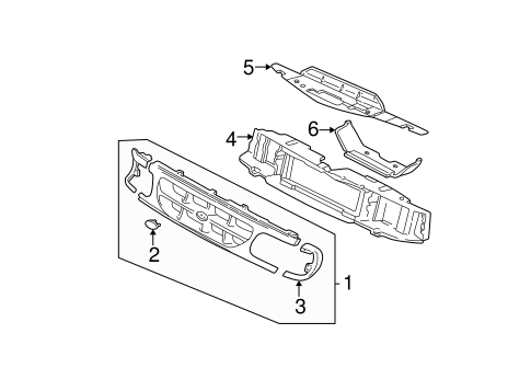Explorer GRILLE & COMPONENTS