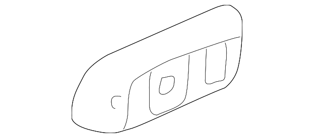 ZL301DVAA Деталь SWITCH BEZEL, RIGHT