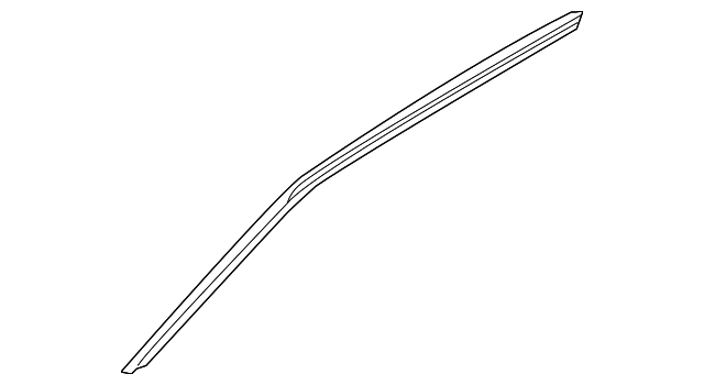 9C3Z-2851222-A Деталь WEATHERSTRIP, RIGHT