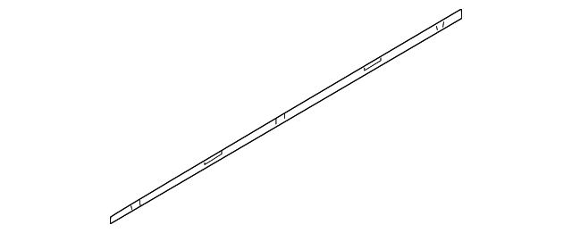 F81Z-28513B03-AA Деталь WEATHERSTRIP RETAINER, LEFT