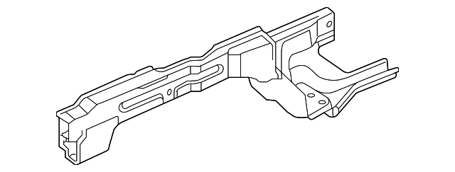 64601-3L100 Деталь LOWER RAIL, LEFT