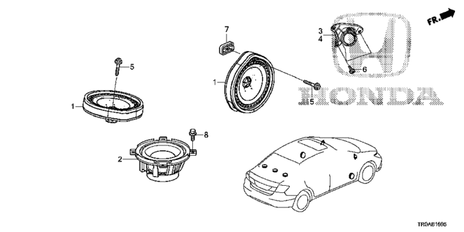 CIVIC SEDAN SPEAKER