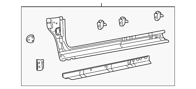 4878696AC Деталь OUTER ROCKER PNL, RIGHT