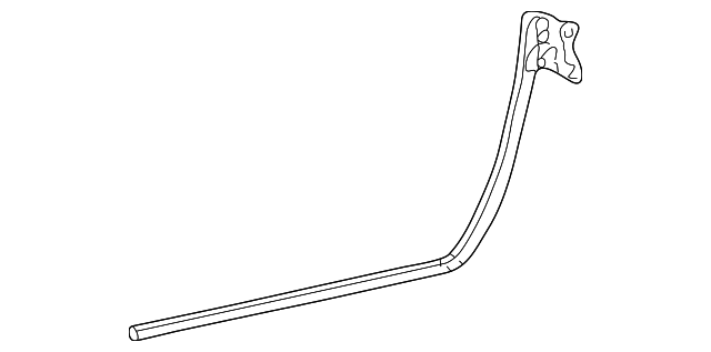 4878383AF Деталь WEATHERSTRIP, LEFT