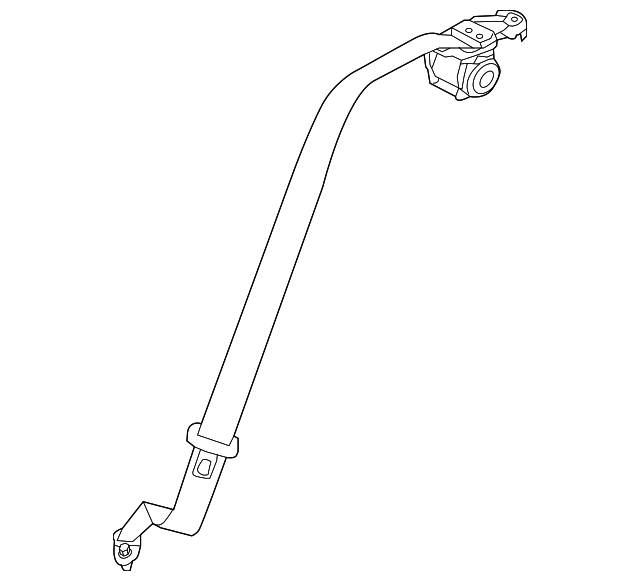 89820-3R500GVF Деталь OUTER BELT ASSY, RIGHT