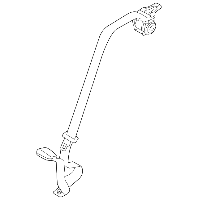 89810-3R610GVF Деталь CENTER SEAT BELT