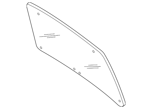 BL8Z-7842006-A Деталь LIFT GATE GLASS