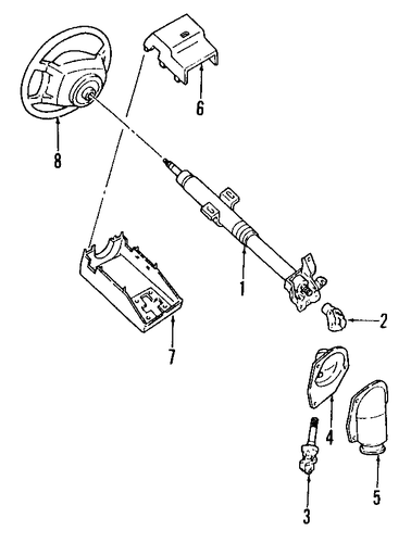 Aspire STEERING COLUMN