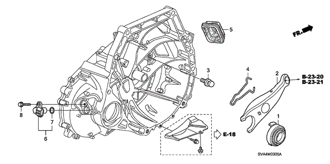 CIVIC COUPE CLUTCH RELEASE (1.8L)
