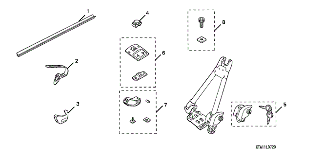 ACCESSORIES/BIKE ATTACHMENT for 2010 Honda ELEMENT #1
