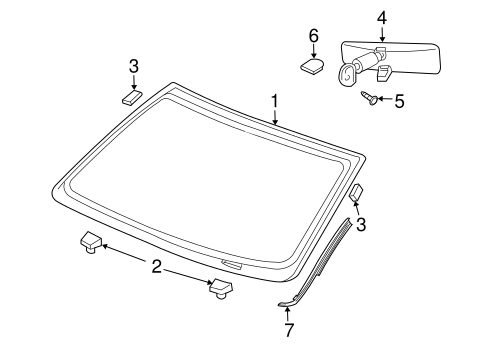 Durango GLASS - WINDSHIELD