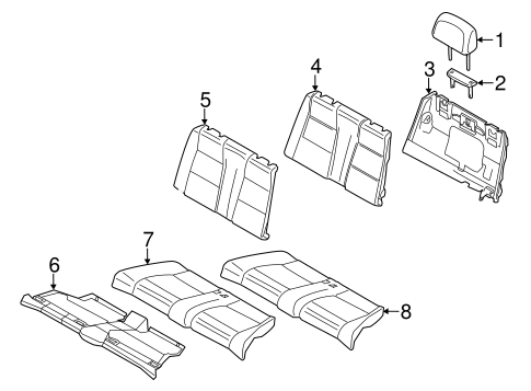 135is REAR SEAT COMPONENTS 2