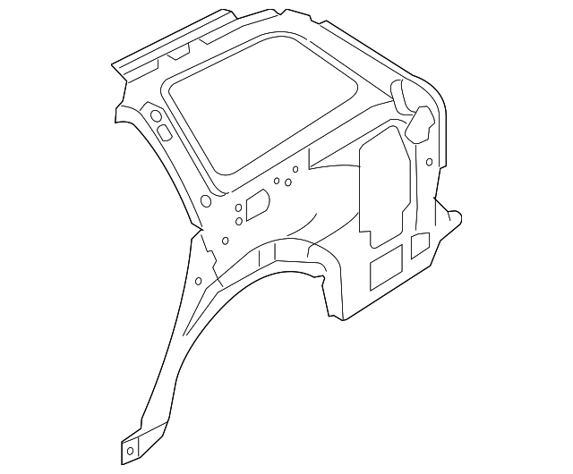 GM9E-70-111B Деталь INNER PANEL, RIGHT