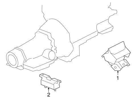 Escalade ENGINE & TRANS MOUNTING