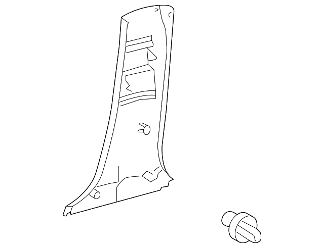 62413-30260-C0 LWR CTR PLR TRIM, RIGHT