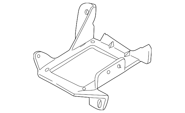 XS8Z12257AA COIL MOUNT BRACKET