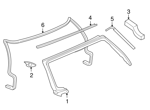 Viper WINDSHIELD HEADER & COMPONENTS