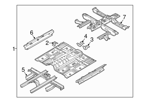 Sorento FLOOR & RAILS