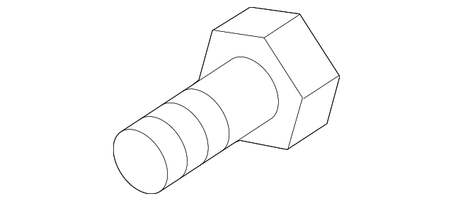 7668185Z00 Деталь SUPPORT CYLINDER BOLT, LEFT