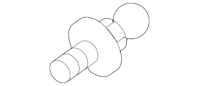 7232986Z00 Деталь SUPPORT CYLINDER BALL STUD, LEFT