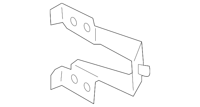 TD11-51-684 Деталь FOG LAMP ASSY BRACKET, RIGHT