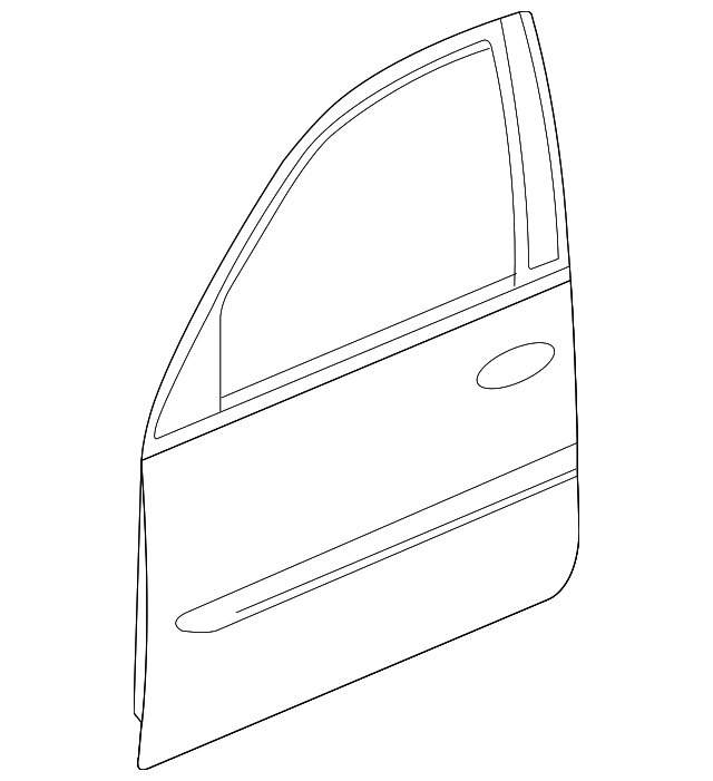 89025815 Деталь DOOR SHELL, RIGHT