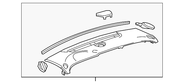 25897489 Деталь UPPER PANEL