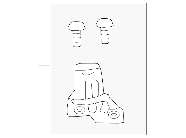 81194-33110 REPAIR BRACKET, LEFT