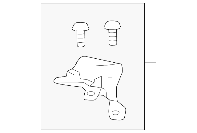 81193-33100 REPAIR BRACKET, RIGHT