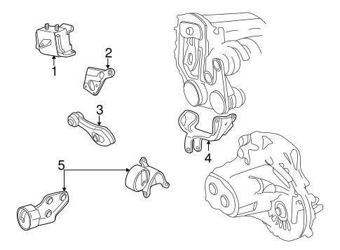 Cavalier ENGINE & TRANS MOUNTING