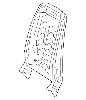 2009 Mercedes-Benz GL320 Seat Back Frame 001-910-12-34 2009 Mercedes-Benz GL320 Seat Back Frame 001-910-12-34
