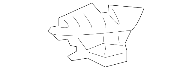 52143-12360 SIDE BRACKET, LEFT
