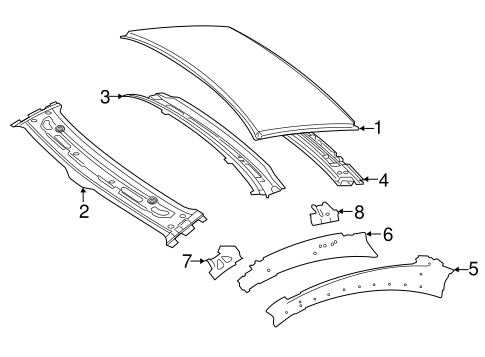 S63 AMG ROOF & COMPONENTS