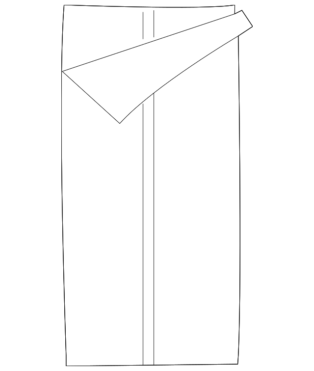 1UA39GX9AA Деталь HOOD STRIPE